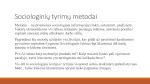 Sociologinių tyrimų schema