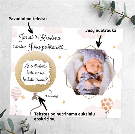 Schema, iliustruojanti, kas gali būti krikšto tėvais