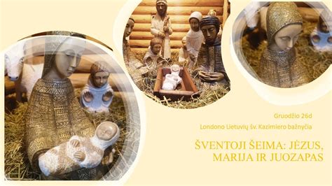 Šventoji Šeima - Jėzus, Marija ir Juozapas