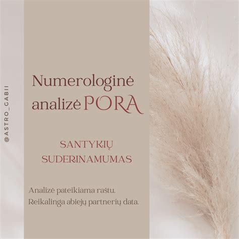 Numerologinė vardo analizė