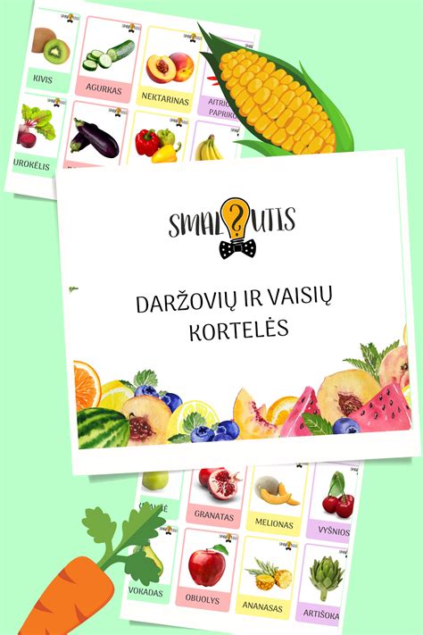 įvairių vaisių ir daržovių nuotraukos