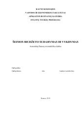 šeimos biudžeto planavimas