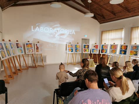 Vaikų kūrybinių darbų projekto pristatymas
