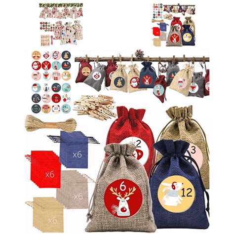 Advento kalendoriaus formos ir medžiagos