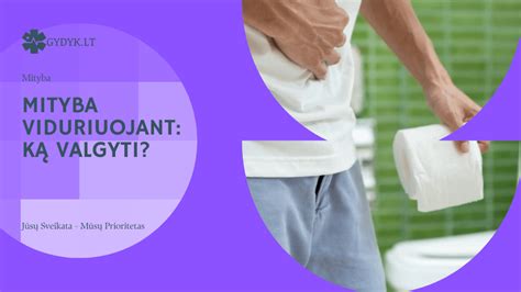 Pavyzdinė mityba vaikui viduriuojant