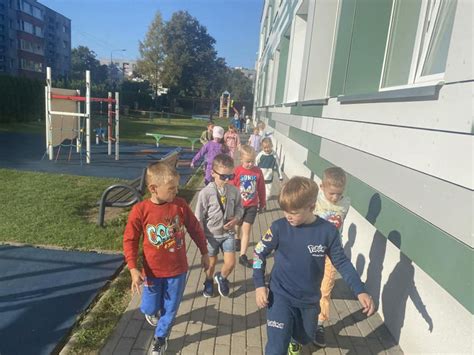Nuotrauka: grupė vaikų žaidžiančių darželyje
