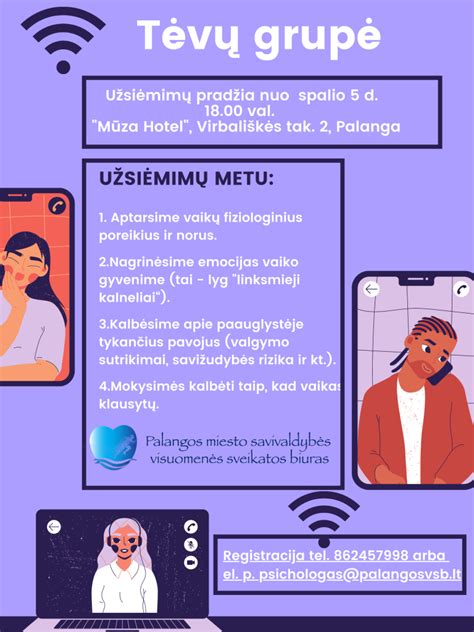 Grupė tėvų diskutuoja tėvystės tema su psichologu