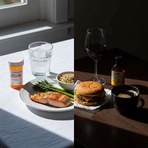 Maistas ir gėrimai, kurių reikėtų vengti vartojant antibiotikus