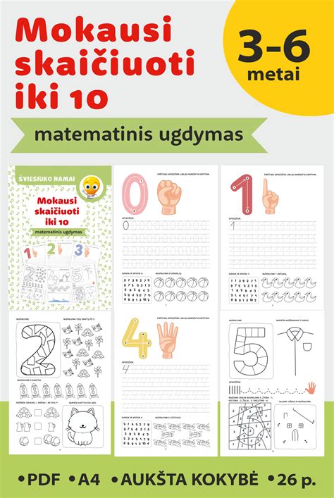 vaikas spalvina skaičius