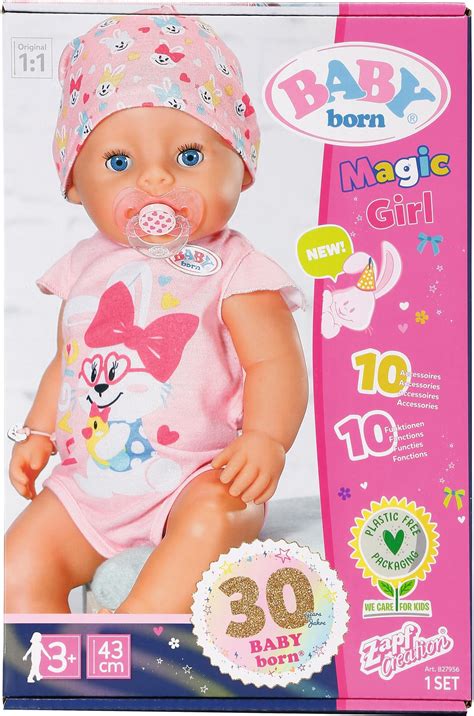 BABY BORN SOFT TOUCH lėlė demonstruojanti interaktyvias funkcijas