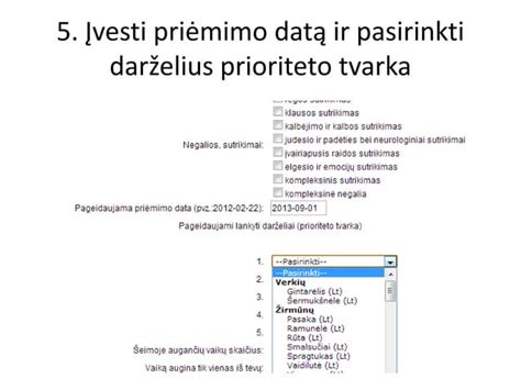 Schema, kaip teikti prašymą į darželį per IS