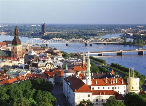Rygos senamiesčio panorama