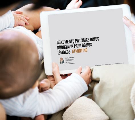 Dokumentų pildymo procesas gimus vaikui