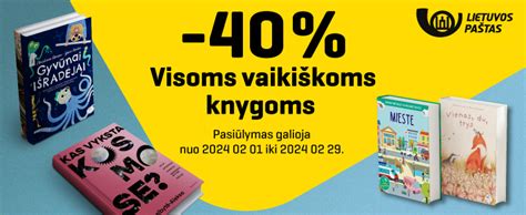 Akcijos ženklas su nuolaida knygoms