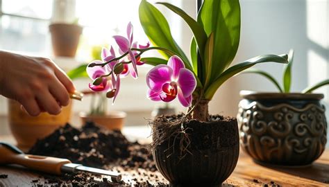 Orchidėjų persodinimui reikalingos priemonės