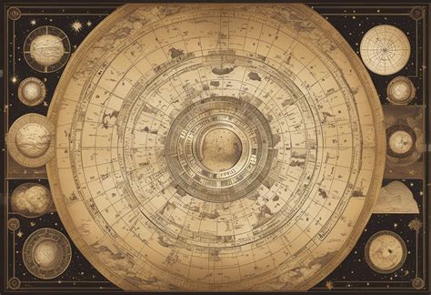 Žemėlapis su zodiako ženklais