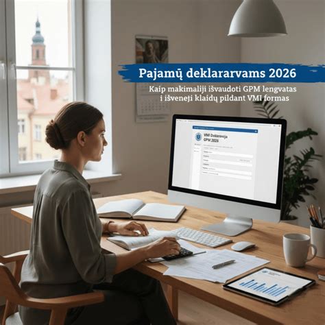 GPM lengvatos ir mokesčių grąžinimo skaičiavimas