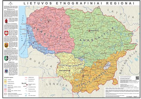 Žemėlapis: Viešvilė ir Mažosios Lietuvos regionas