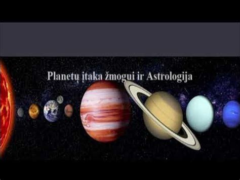 planetų įtaka gimimo dienai