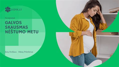 schema: pagrindinės galvos skausmo nėštumo metu priežastys