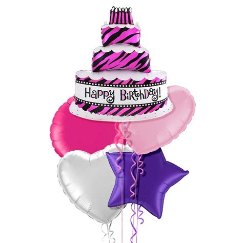 Gimtadienio tortas ir šventės dekoracijos