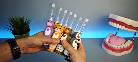 vaikų dantų šepetėlių dizainas