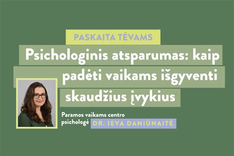 psichologinis patarimas tėvams