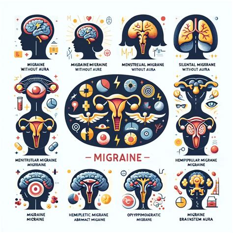 Simbolinis vaizdas, iliustruojantis migrenos auros simptomus