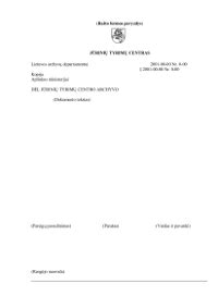 oficialaus dokumento vertimo pavyzdys su antspaudais