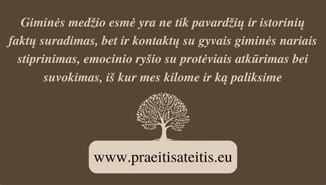 Medžio metafora simbolizuojanti giminės šaknis