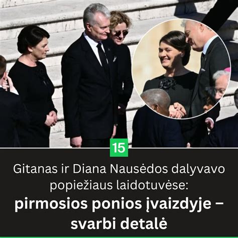 Gitanas ir Diana Nausėdos oficialiame renginyje