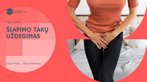 Šlapimo takų sistemos infografika