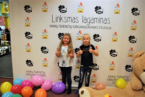 Linksma vaikų gimtadienio šventė