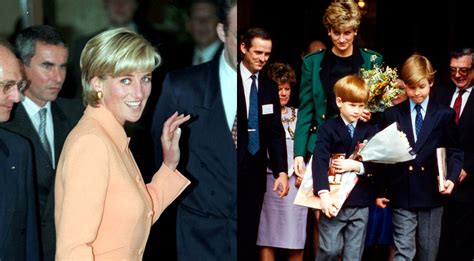 Princesė Diana su jaunaisiais sūnumis