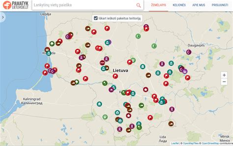 Vaikų darželių žemėlapis Lietuvoje