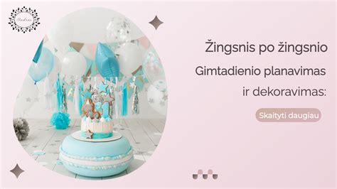 Gimtadienio planavimas ir idėjų generavimas