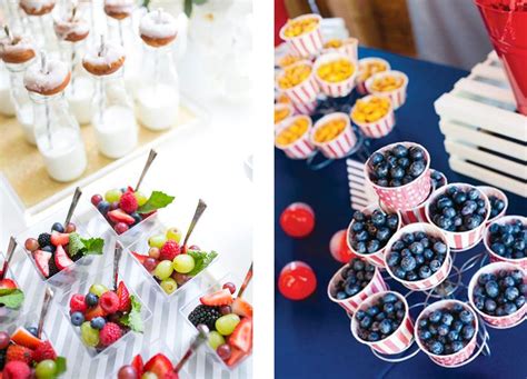 Įvairūs sveiki užkandžiai vaikų gimtadieniui