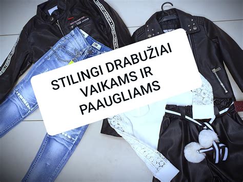 Stilingi drabužiai ir aksesuarai paaugliams