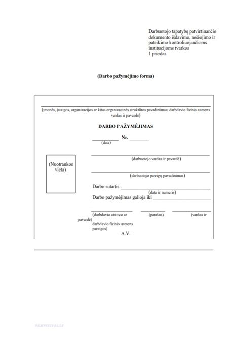 Sodros pažymėjimas apie darbo stažą