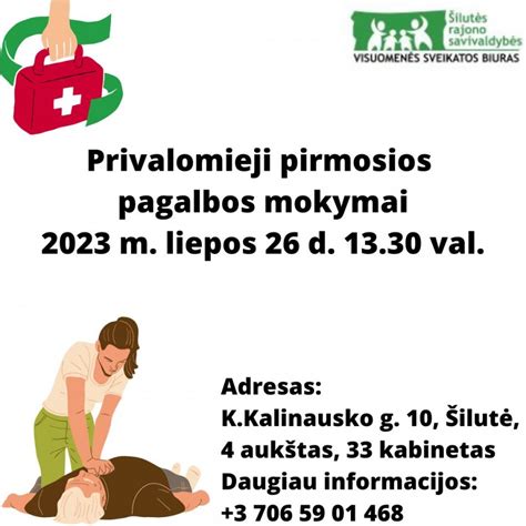 Žmonės, dalyvaujantys pirmosios pagalbos mokymuose