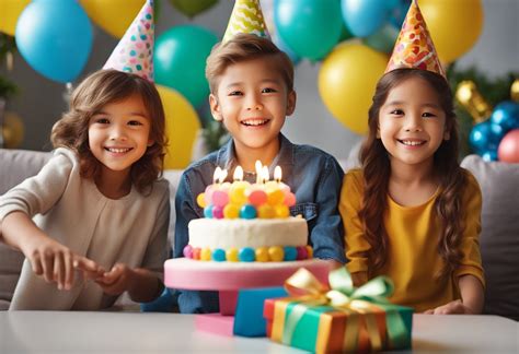 vaikas švenčia gimtadienį su draugais