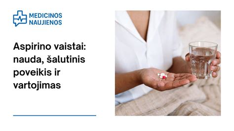 schematinis vaizdas, kaip aspirinas gali padėti išvengti preeklampsijos