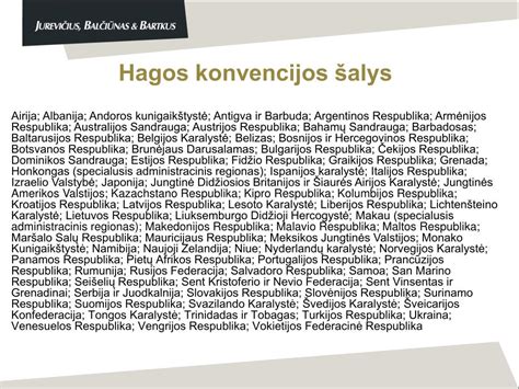 Hagos konvencijos valstybių schema
