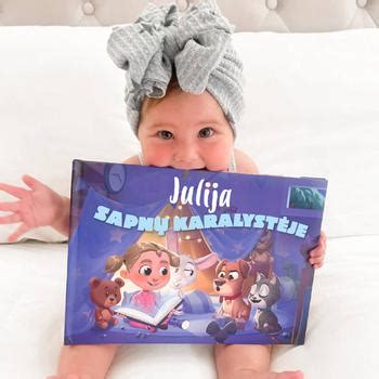 Personalizuotos vaikų knygos pavyzdys
