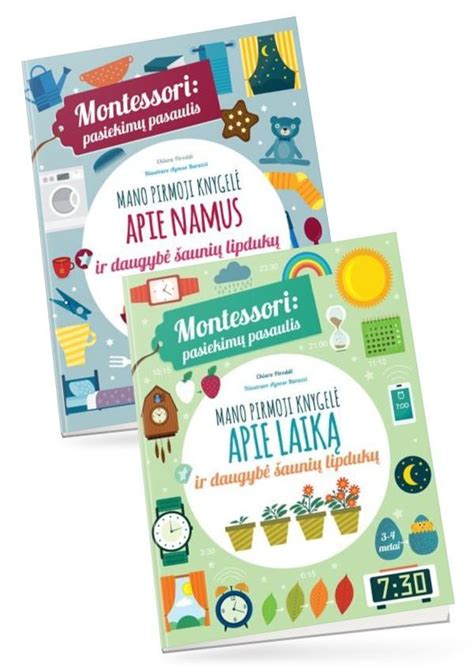 Montessori metodų knygos vaikams