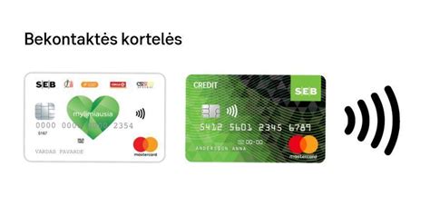 SEB banko kortelė ir mobilioji programėlė