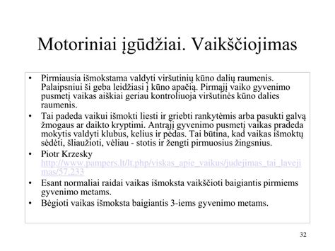 Vaiko motoriniai įgūdžiai