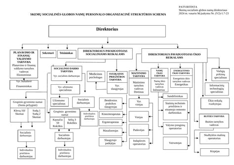 Schema, iliustruojanti socialinės globos namų paslaugų tinklą