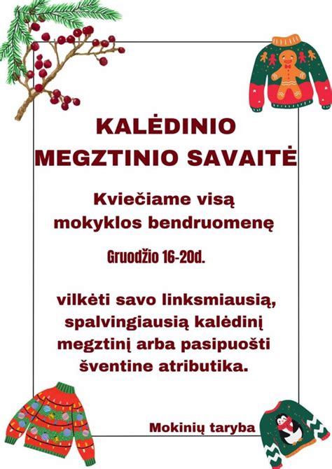 Kalėdinio megztinio etiketė su skalbimo simboliais