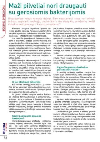 Sveikas vaiko virškinimas ir gerųjų bakterijų nauda